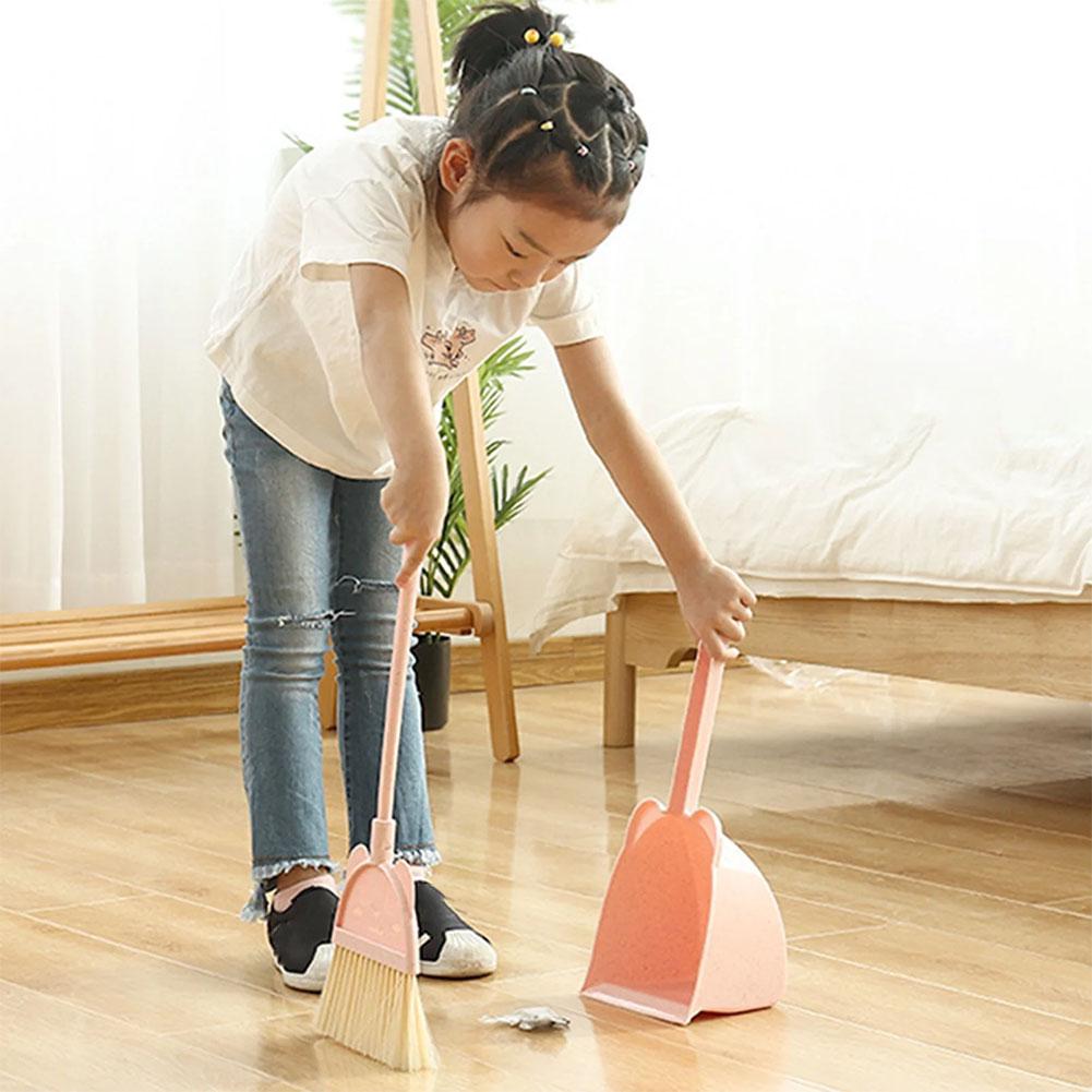 Mini Children Broom and Dustpa - Kids Outdoor Broom review and price